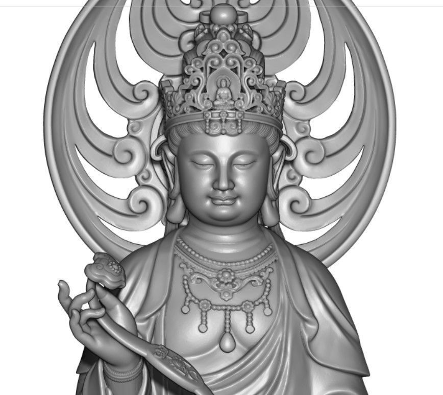 Model of 8 Buddhas for each age 3D print model_32