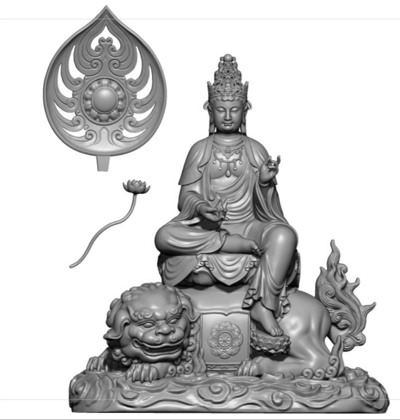 Model of 8 Buddhas for each age 3D print model_33