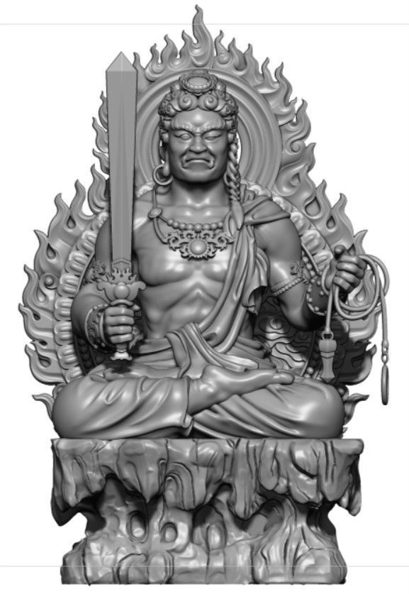 Model of 8 Buddhas for each age 3D print model_2