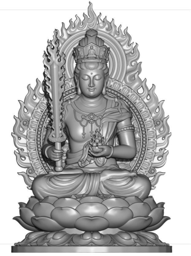Model of 8 Buddhas for each age 3D print model_20