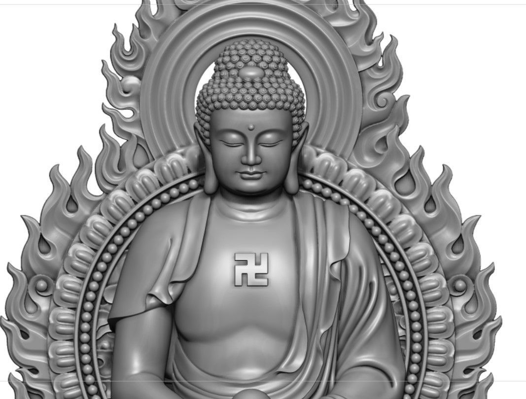 Model of 8 Buddhas for each age 3D print model_10