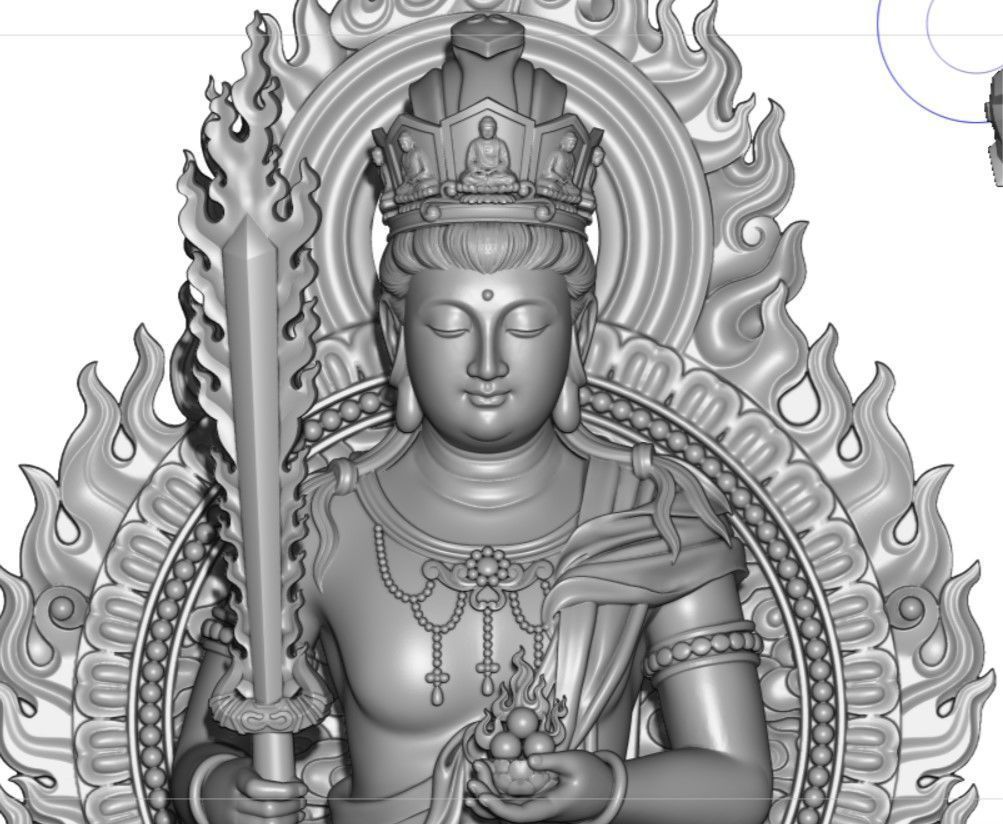 Model of 8 Buddhas for each age 3D print model_44