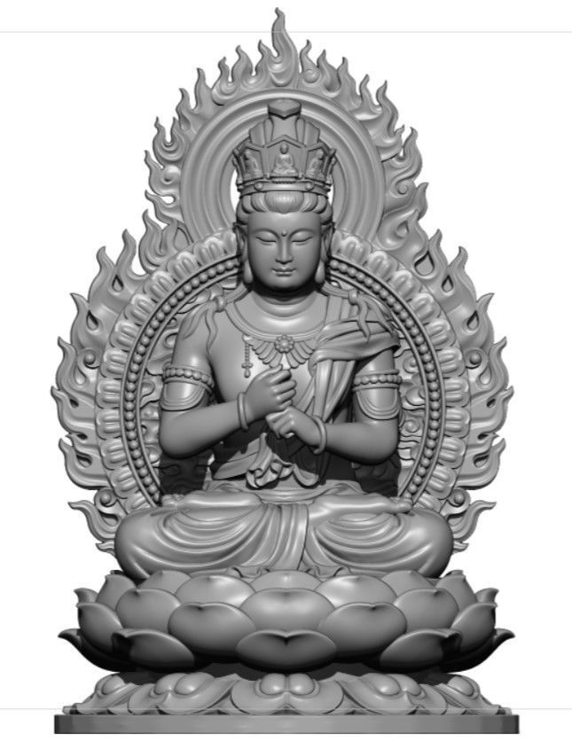 Model of 8 Buddhas for each age 3D print model_42