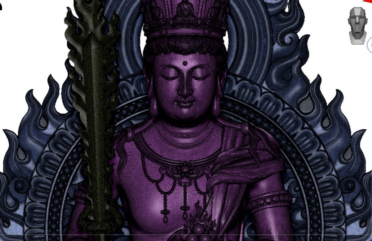 Model of 8 Buddhas for each age 3D print model_37