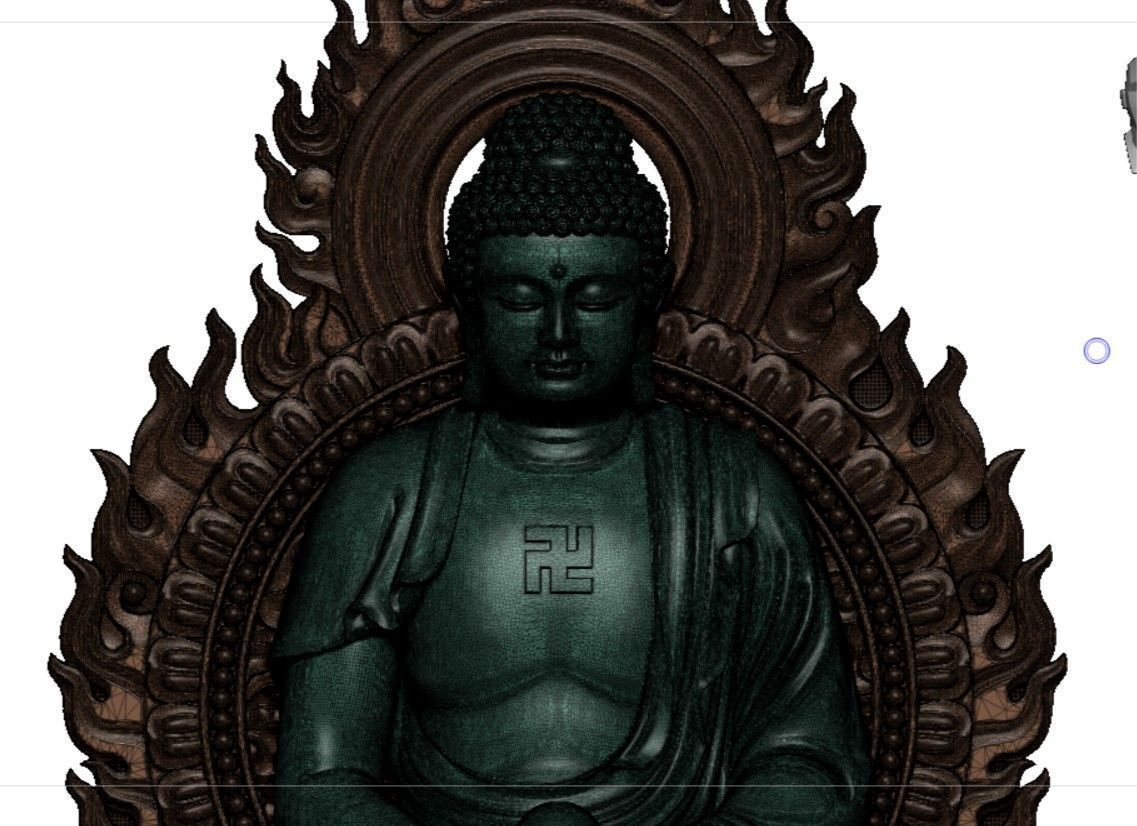 Model of 8 Buddhas for each age 3D print model_35