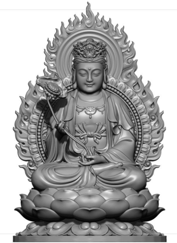 Model of 8 Buddhas for each age 3D print model_17