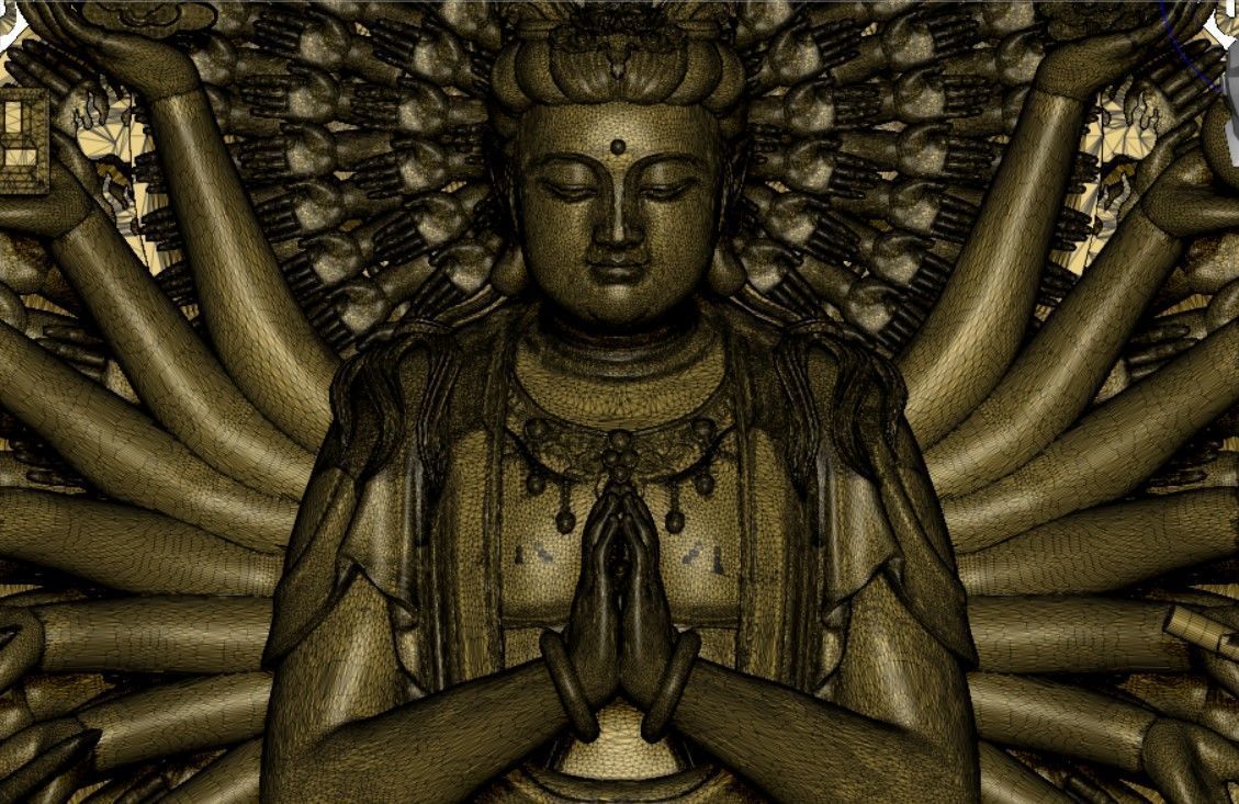 Model of 8 Buddhas for each age 3D print model_49