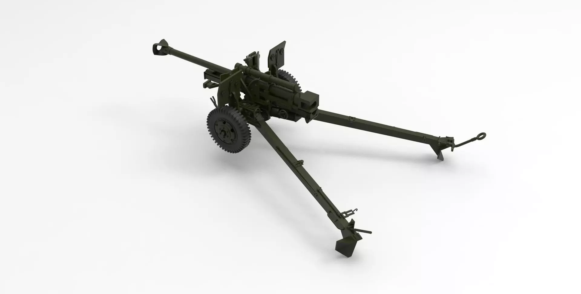 Feldhaubitze howitzer 3D model_0