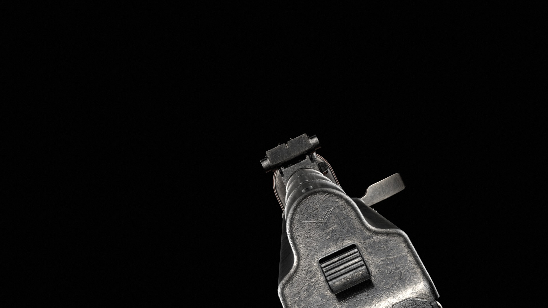 AKS-74 AKS-74N Kalashnikov Assault Rifle Game Ready Low-poly 3D model_34