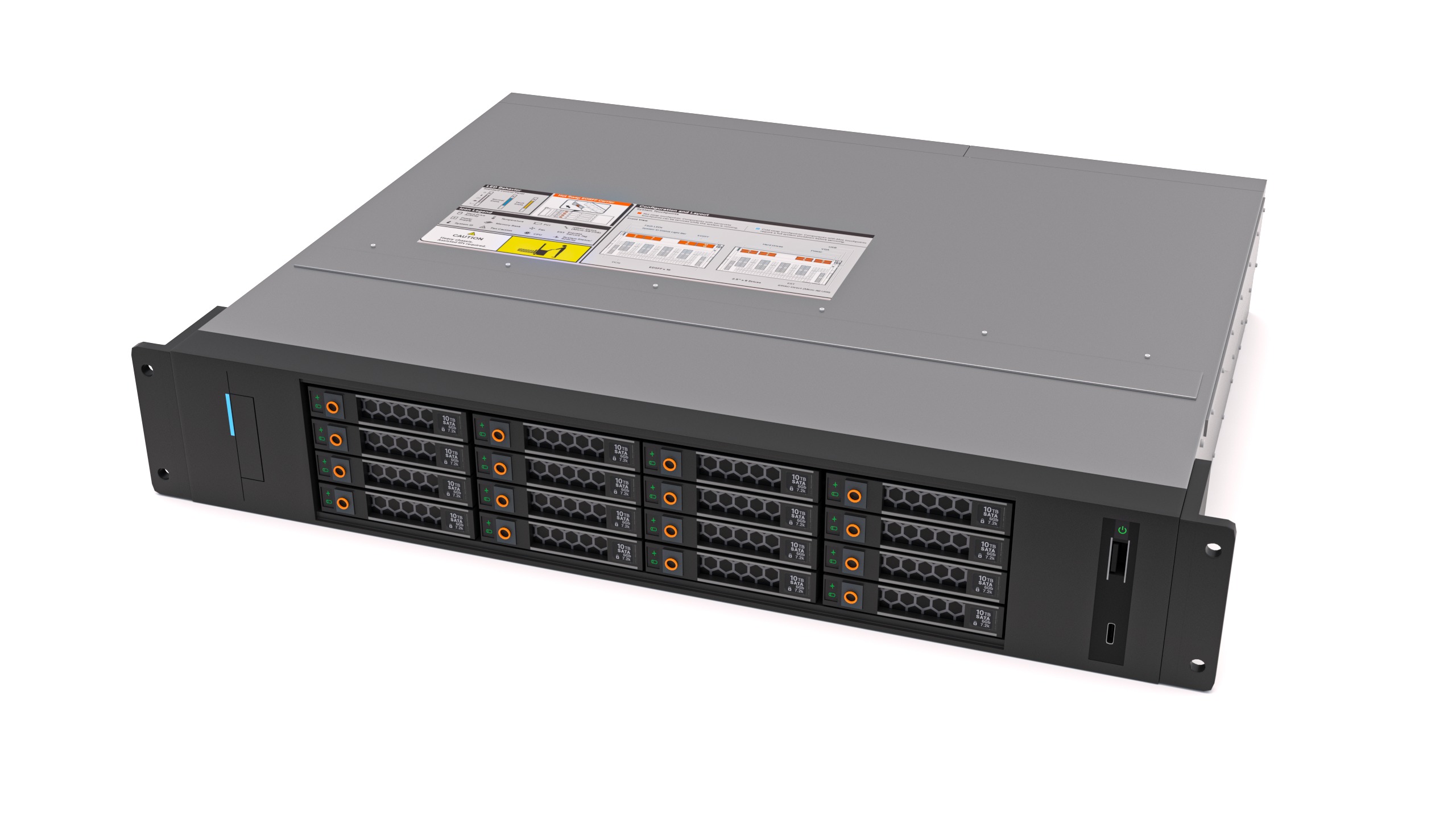 Data Server 4U 2 3D model_2