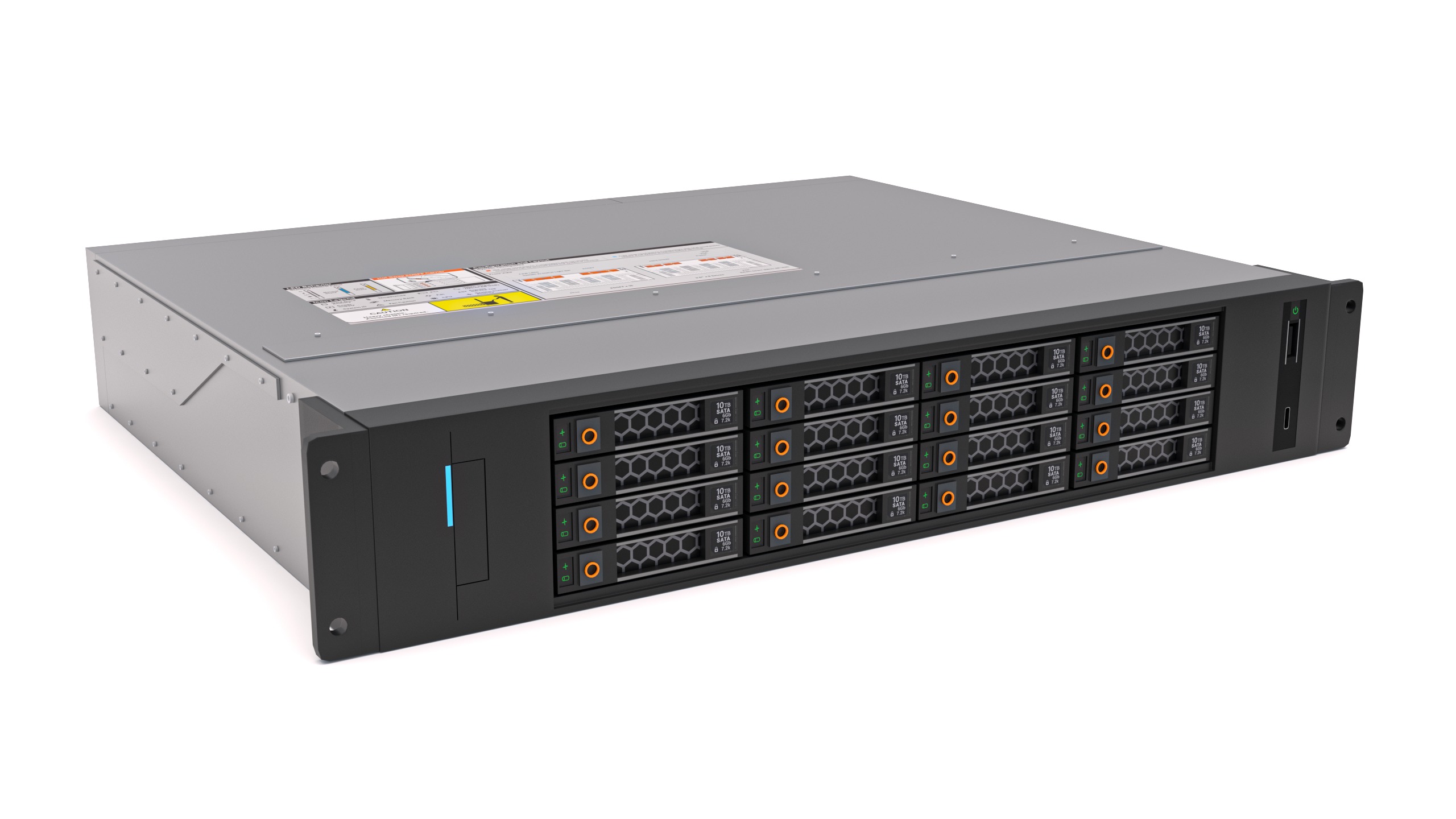 Data Server 4U 2 3D model_1