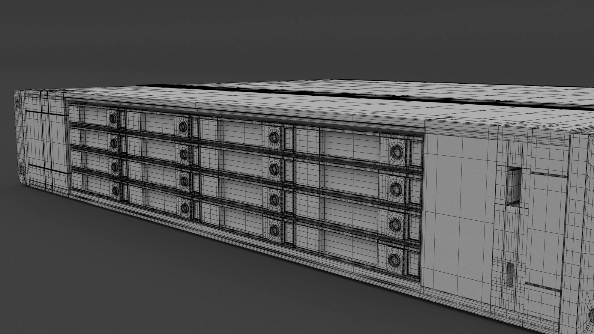 Data Server 4U 2 3D model_7