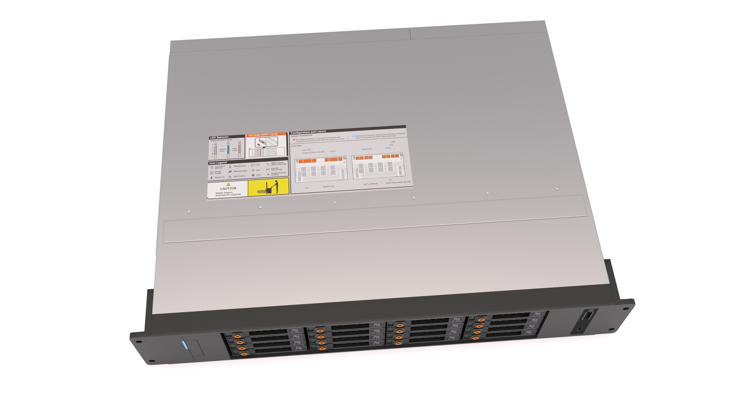 Data Server 4U 2 3D model_3