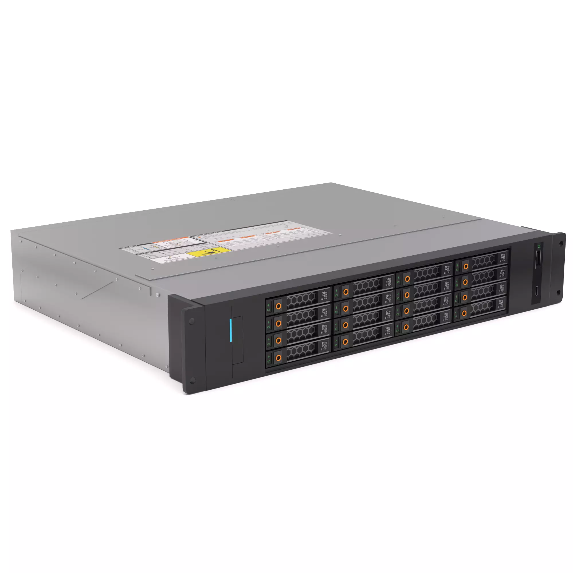 Data Server 4U 2 3D model_0