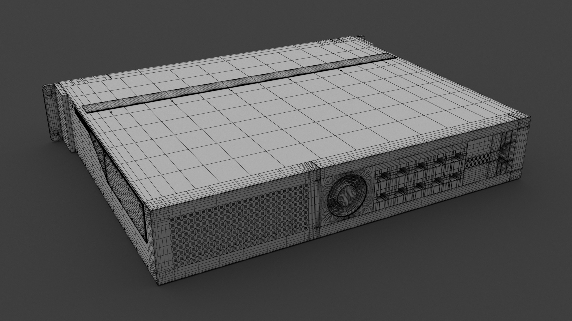 Data Server 4U 3 3D model_8