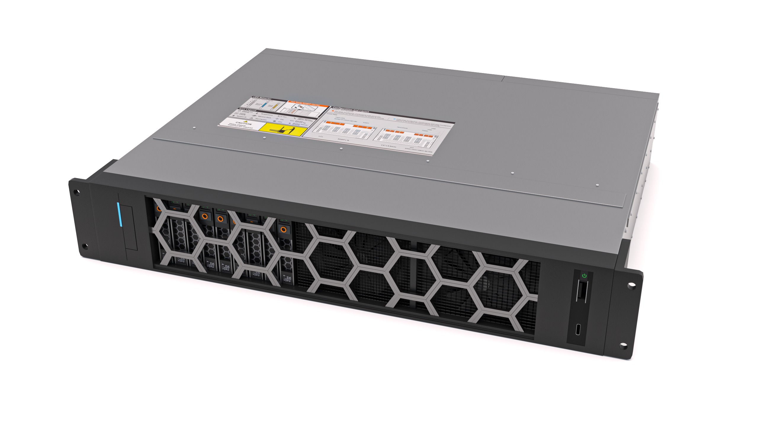Data Server 4U 3 3D model_2