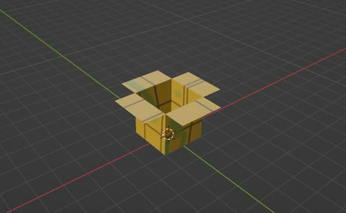 The box old dirty Free 3D print model