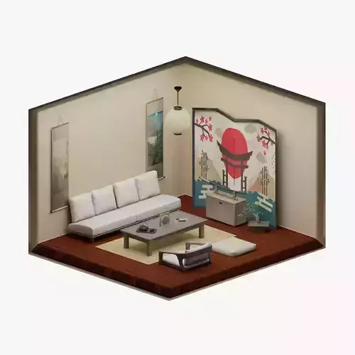 Japanese Living Room Set
