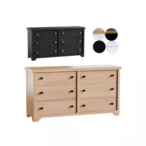 Sumatra 6-Drawer Dresser
