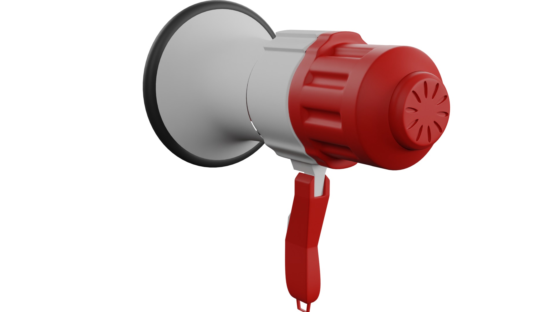 Megaphone 3D model_2