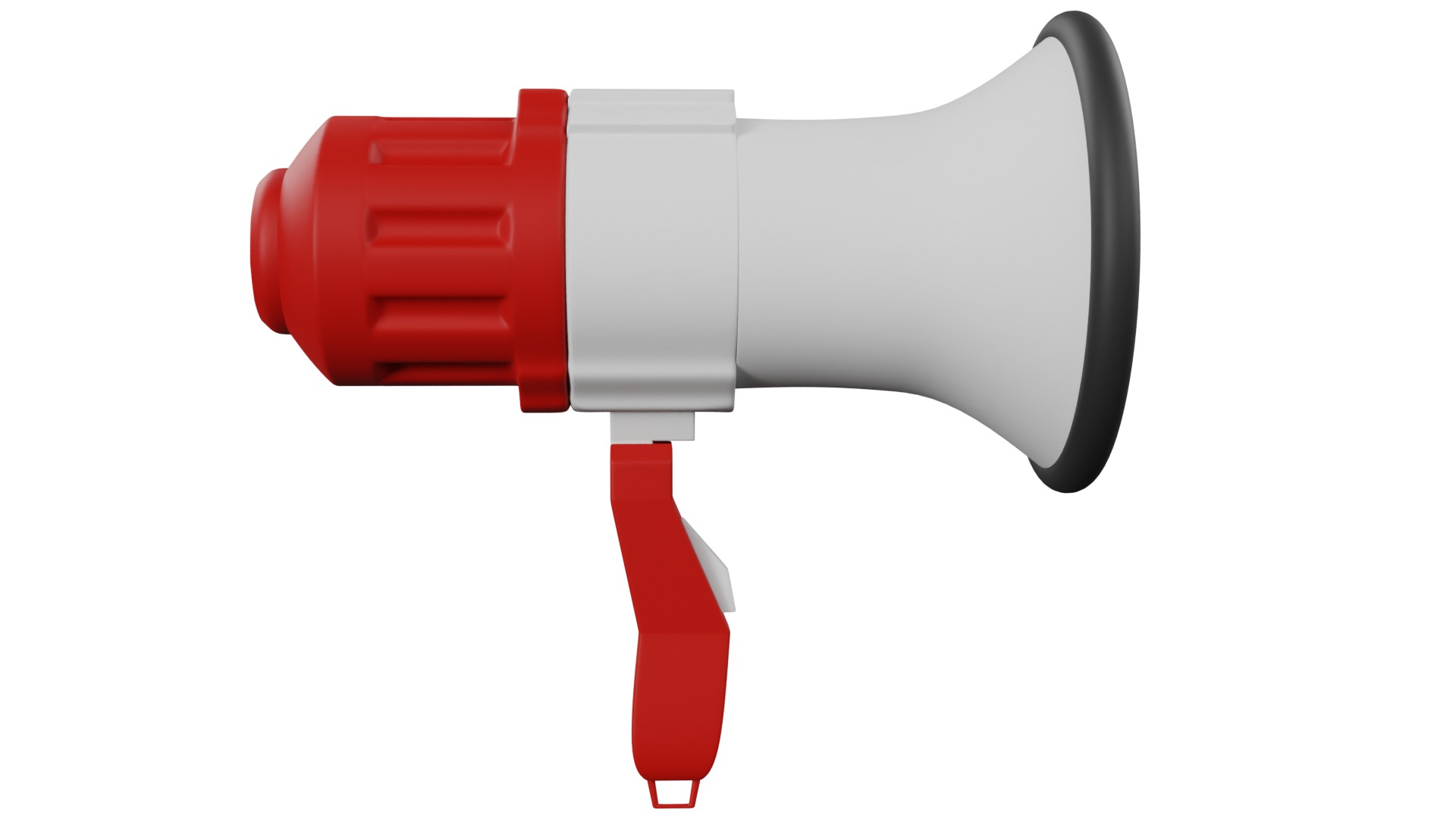 Megaphone 3D model_5