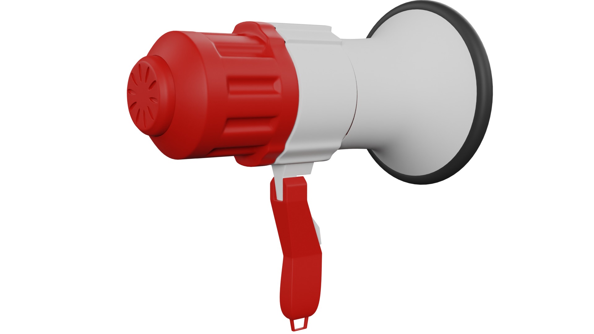 Megaphone 3D model_4