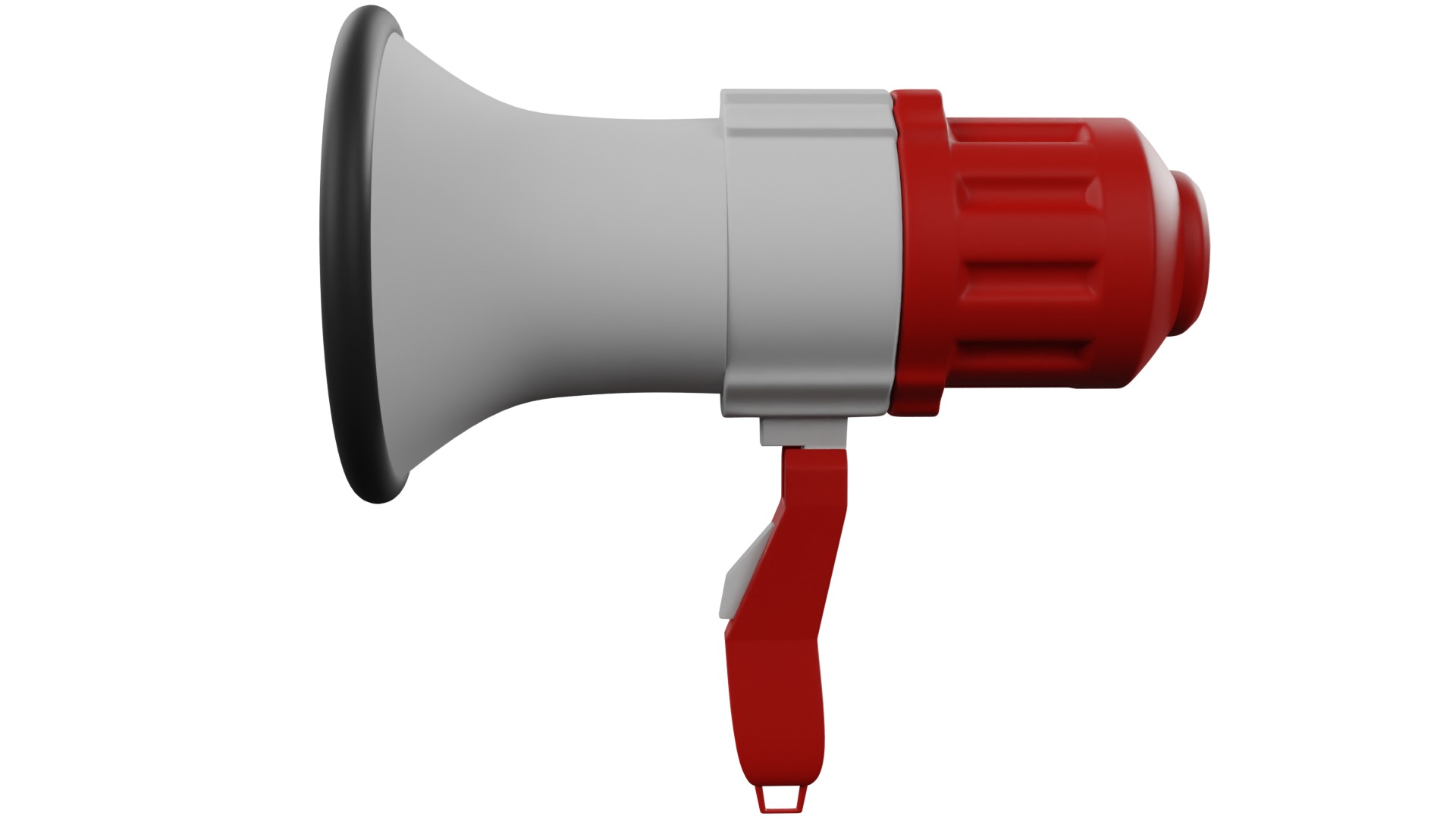Megaphone 3D model_1