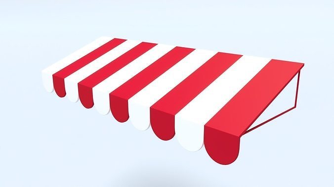 Canopy Awning Low-poly 3D model