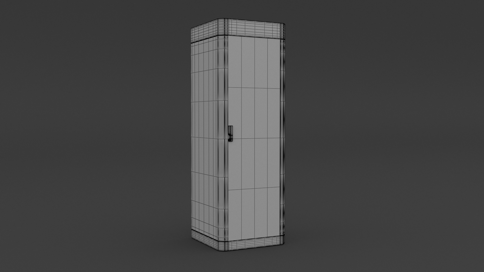 Data Server Rack 3D model_6