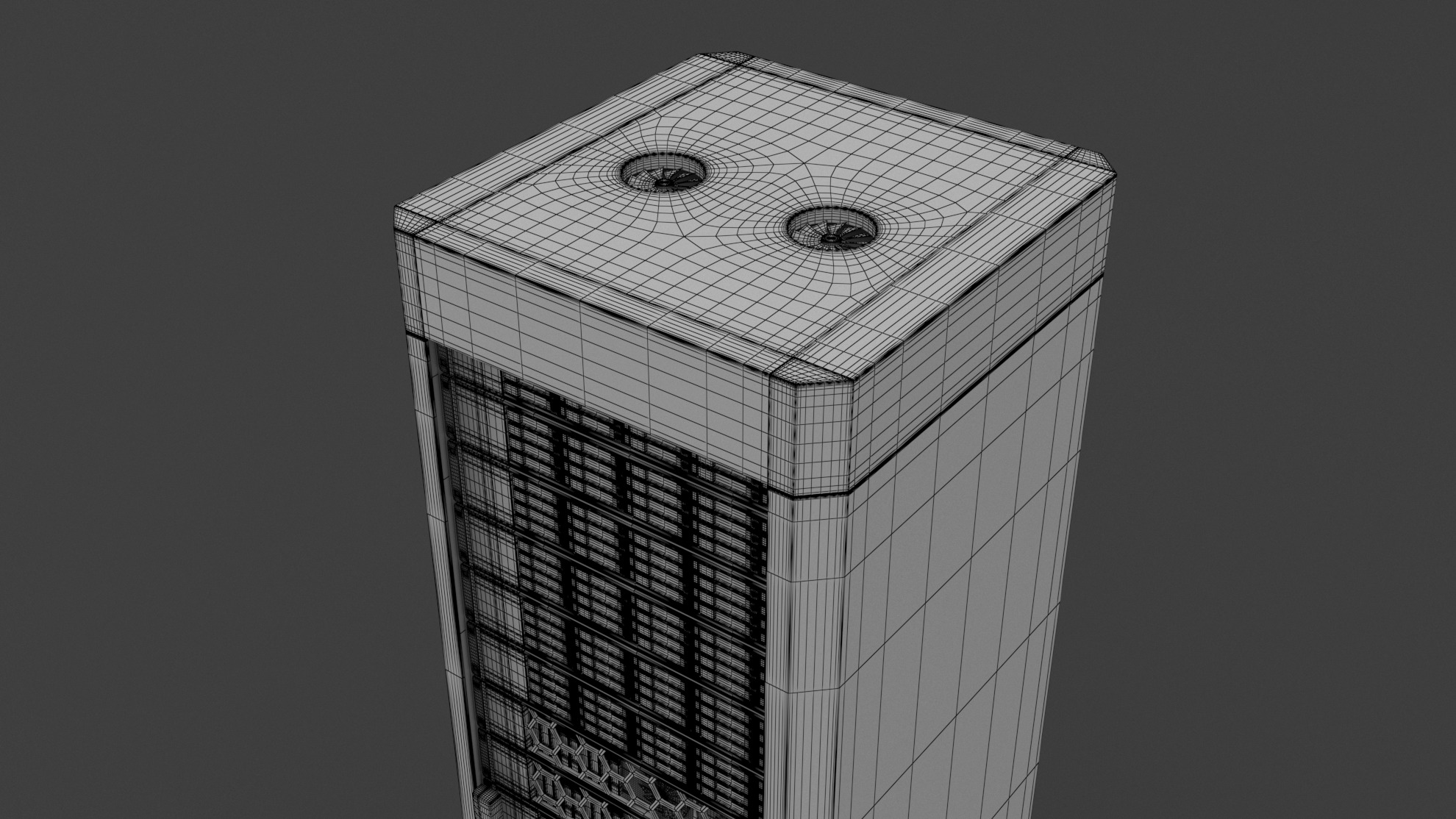 Data Server Rack 3D model_8