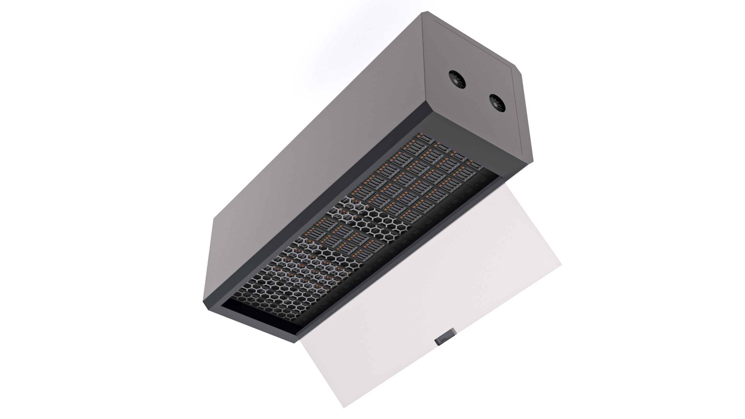 Data Server Rack 3D model_5