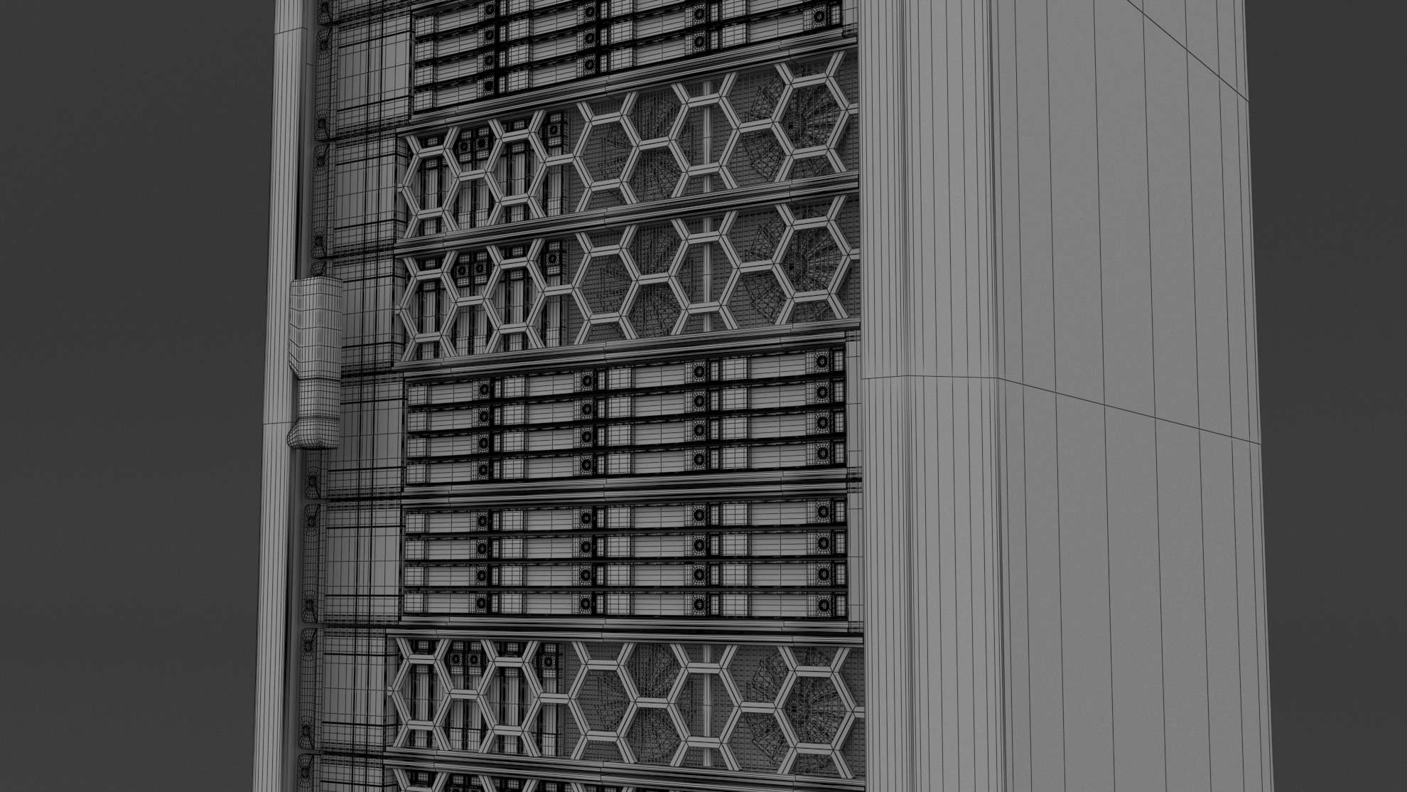Data Server Rack 3D model_9