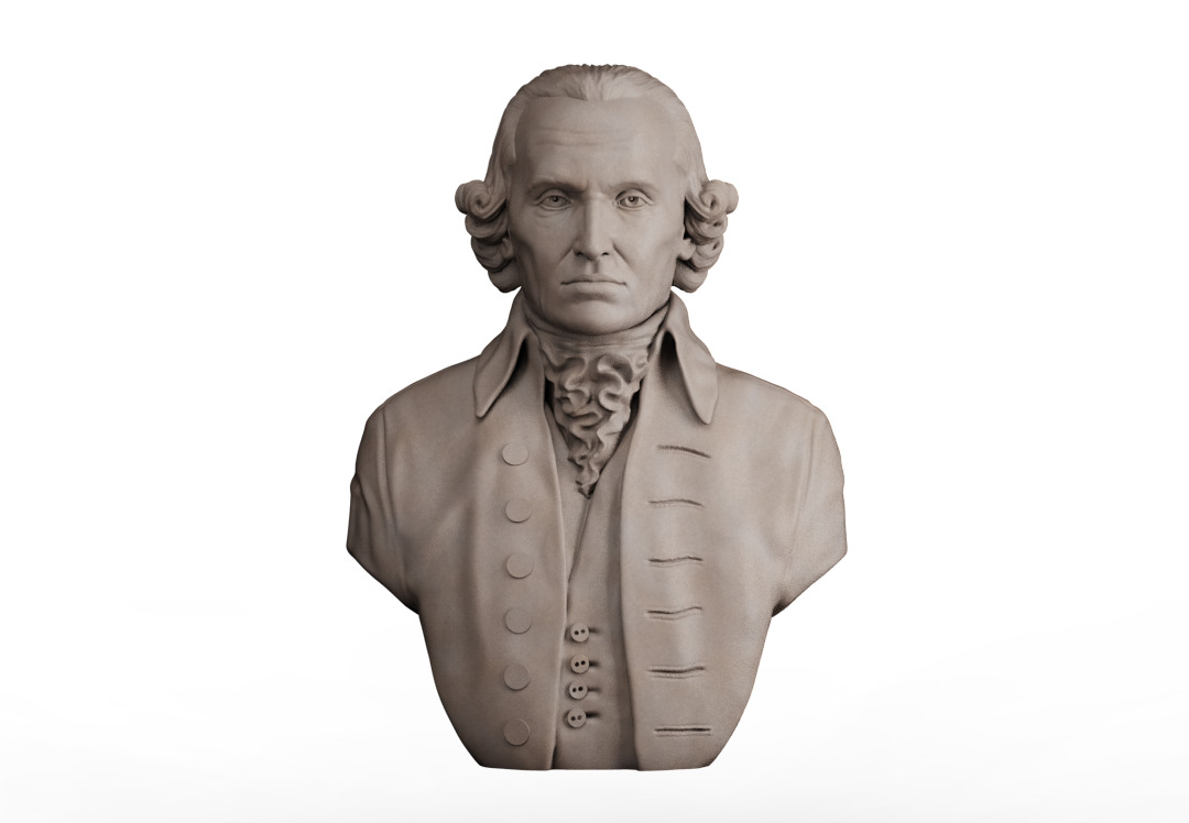 Immanuel Kant Bust 3D print model_5