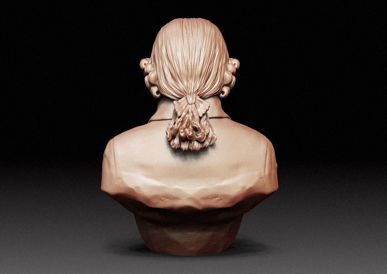 Immanuel Kant Bust 3D print model_27