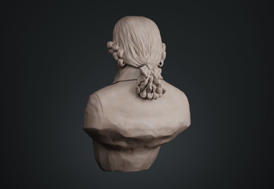 Immanuel Kant Bust 3D print model_12