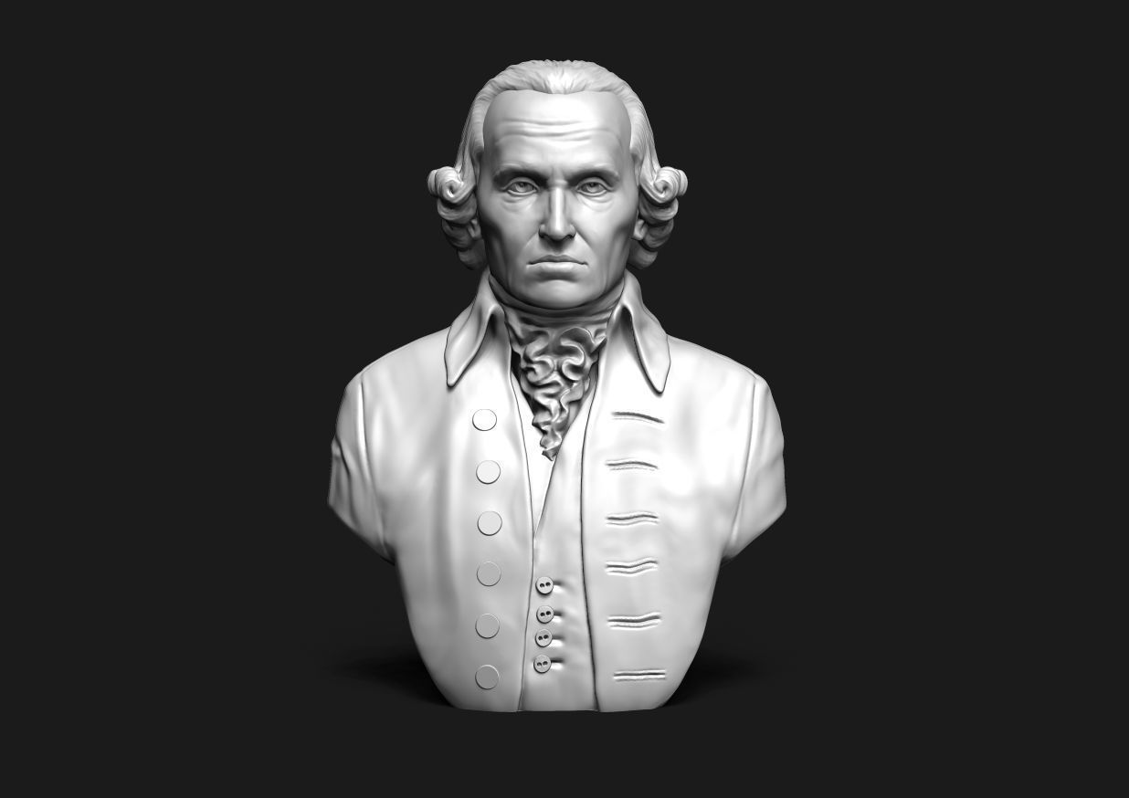 Immanuel Kant Bust 3D print model_14