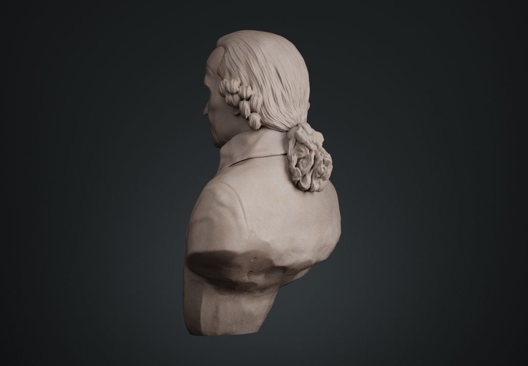 Immanuel Kant Bust 3D print model_13