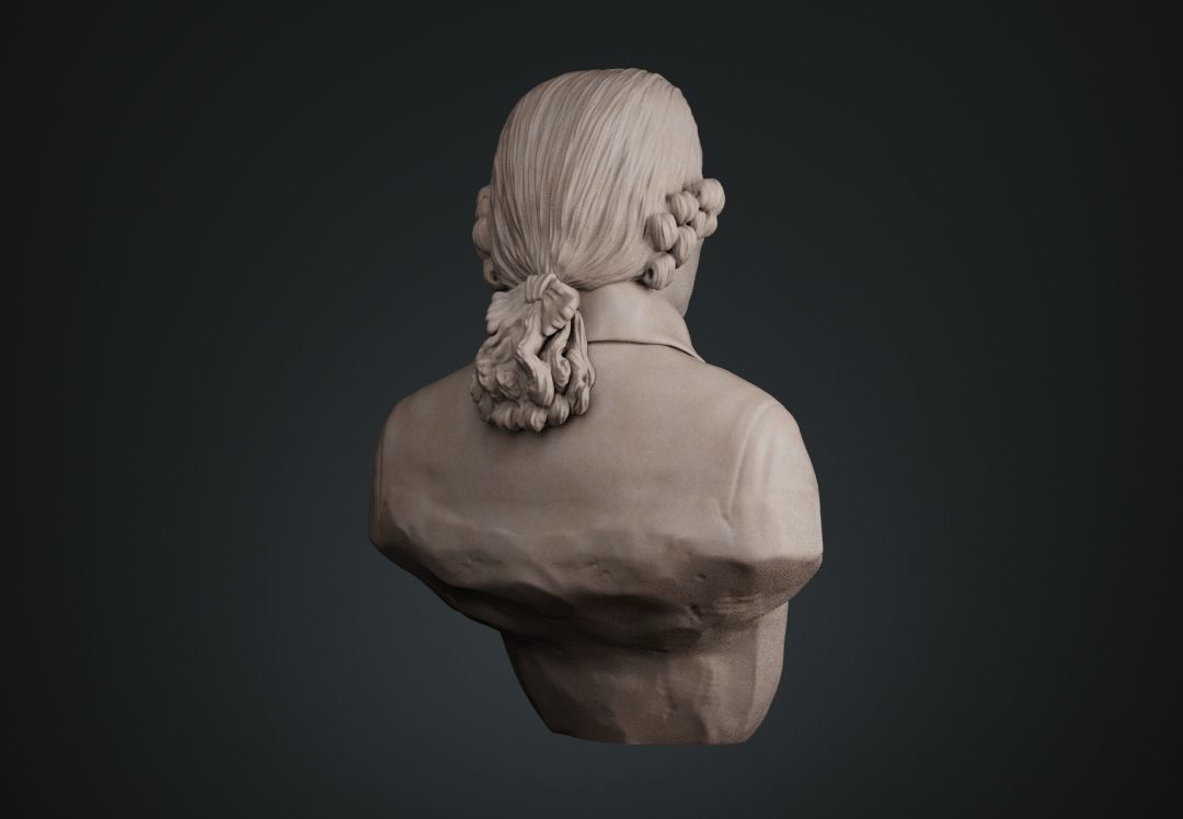 Immanuel Kant Bust 3D print model_10