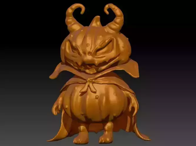 halloween pumpkin deamon vampire