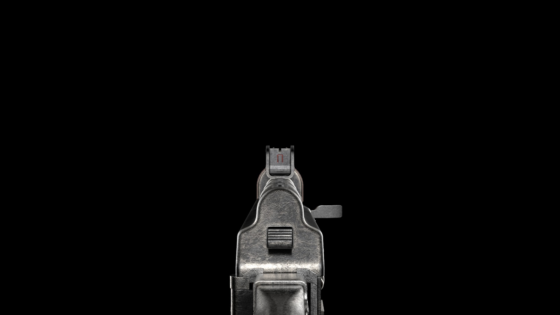 AKS-74U AKS-74UN Kalashnikov Assault Carbine Rifle Game Ready Low-poly 3D model_27