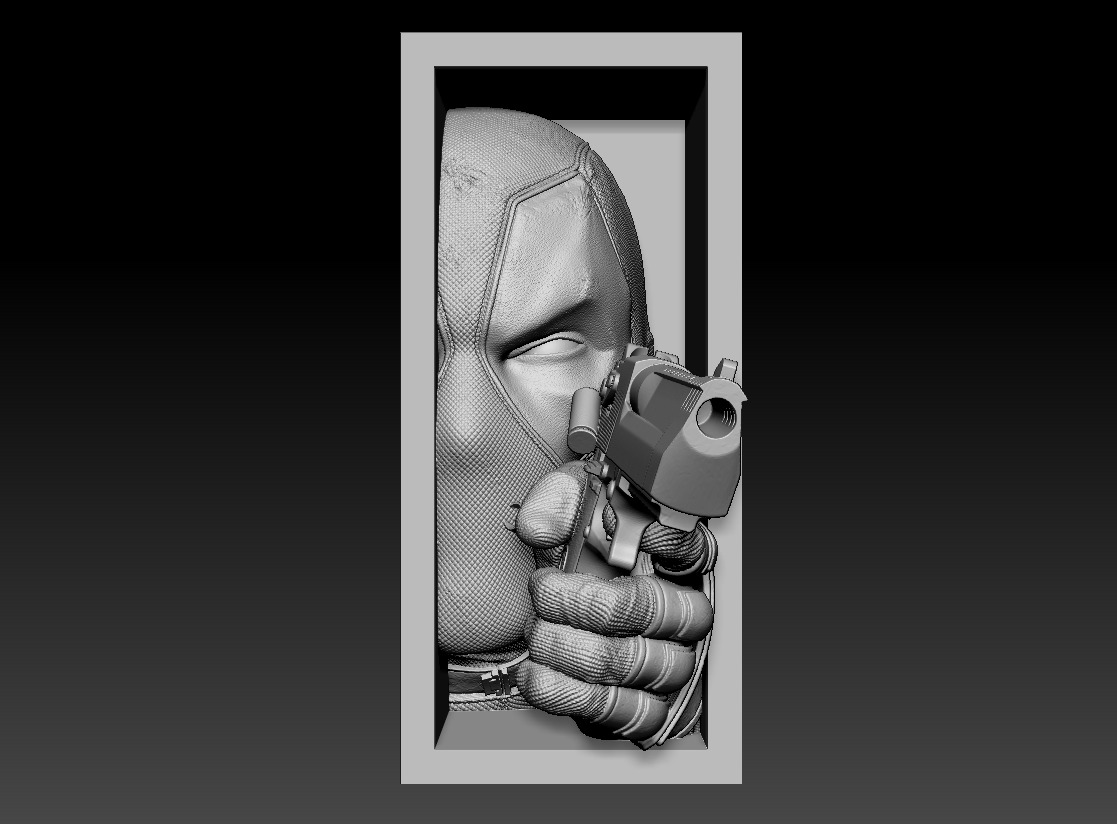 BookNook Deadpool 3D print model_2