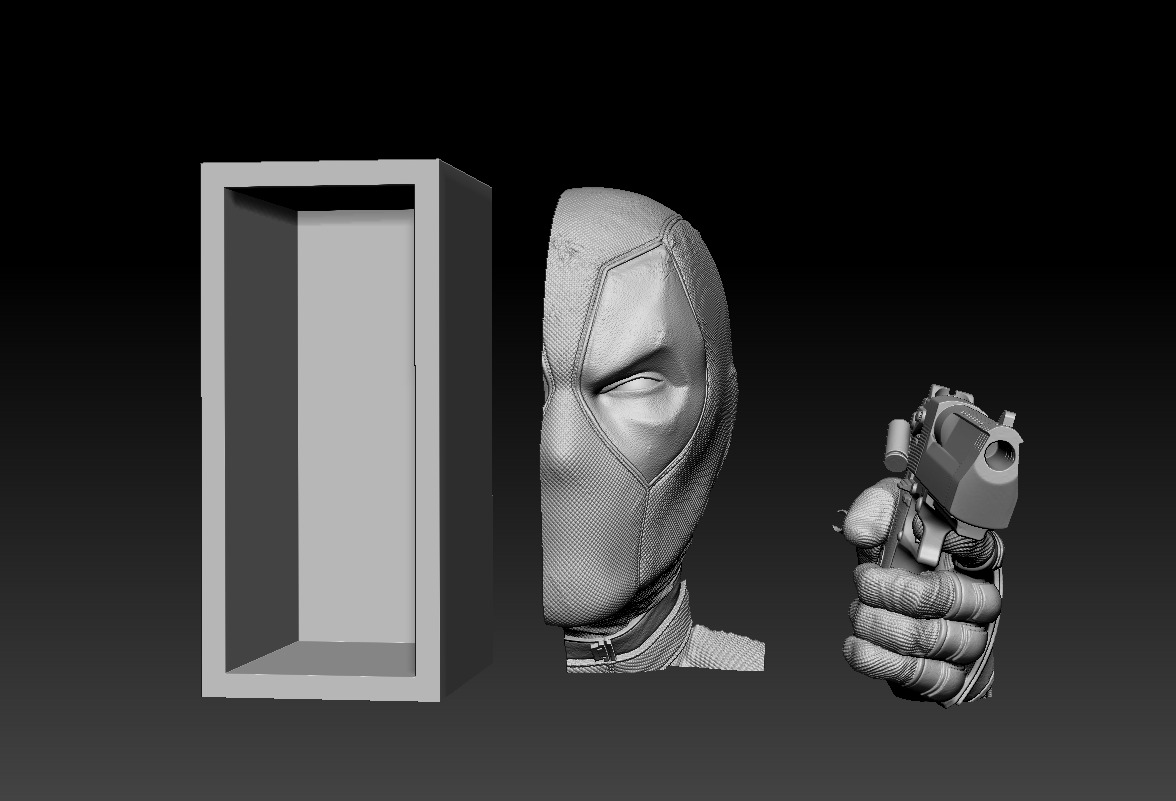 BookNook Deadpool 3D print model_4