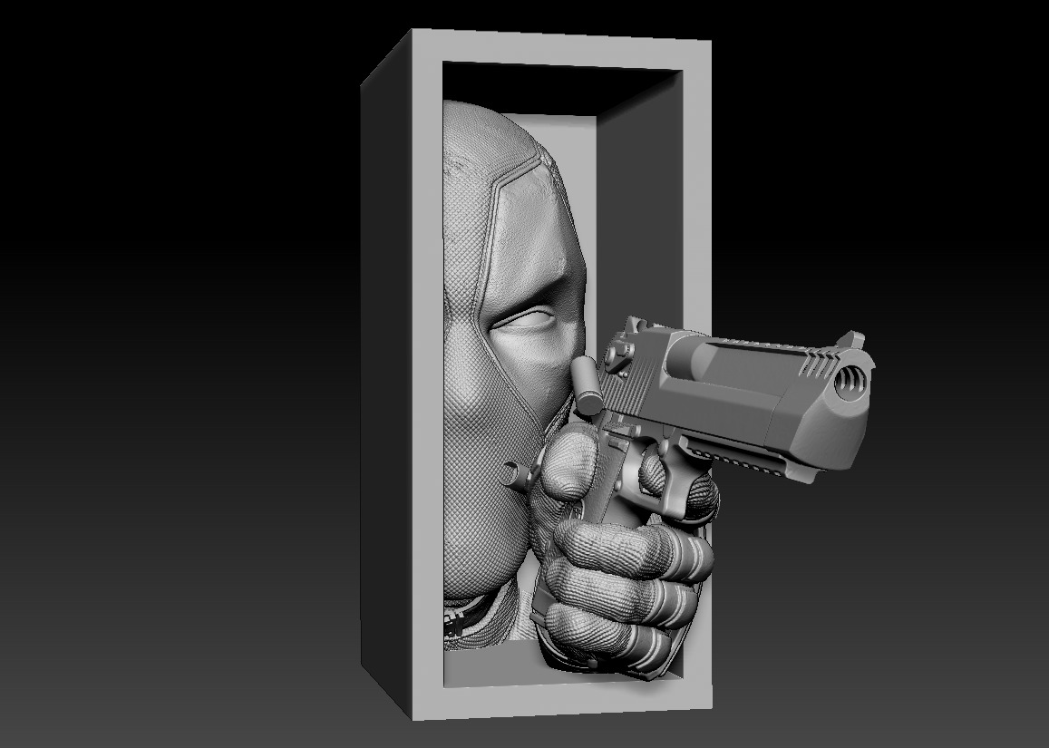 BookNook Deadpool 3D print model_1