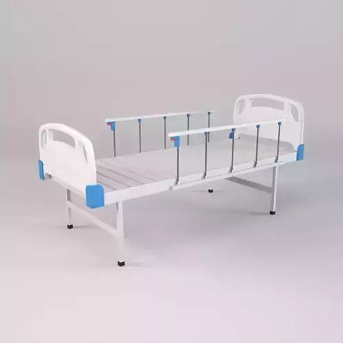  adjustable funtional hospital bed Low-poly 3D model