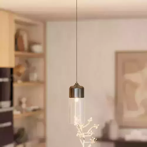 Avenue Robertson Blvd Glass Modern Mini Pendant