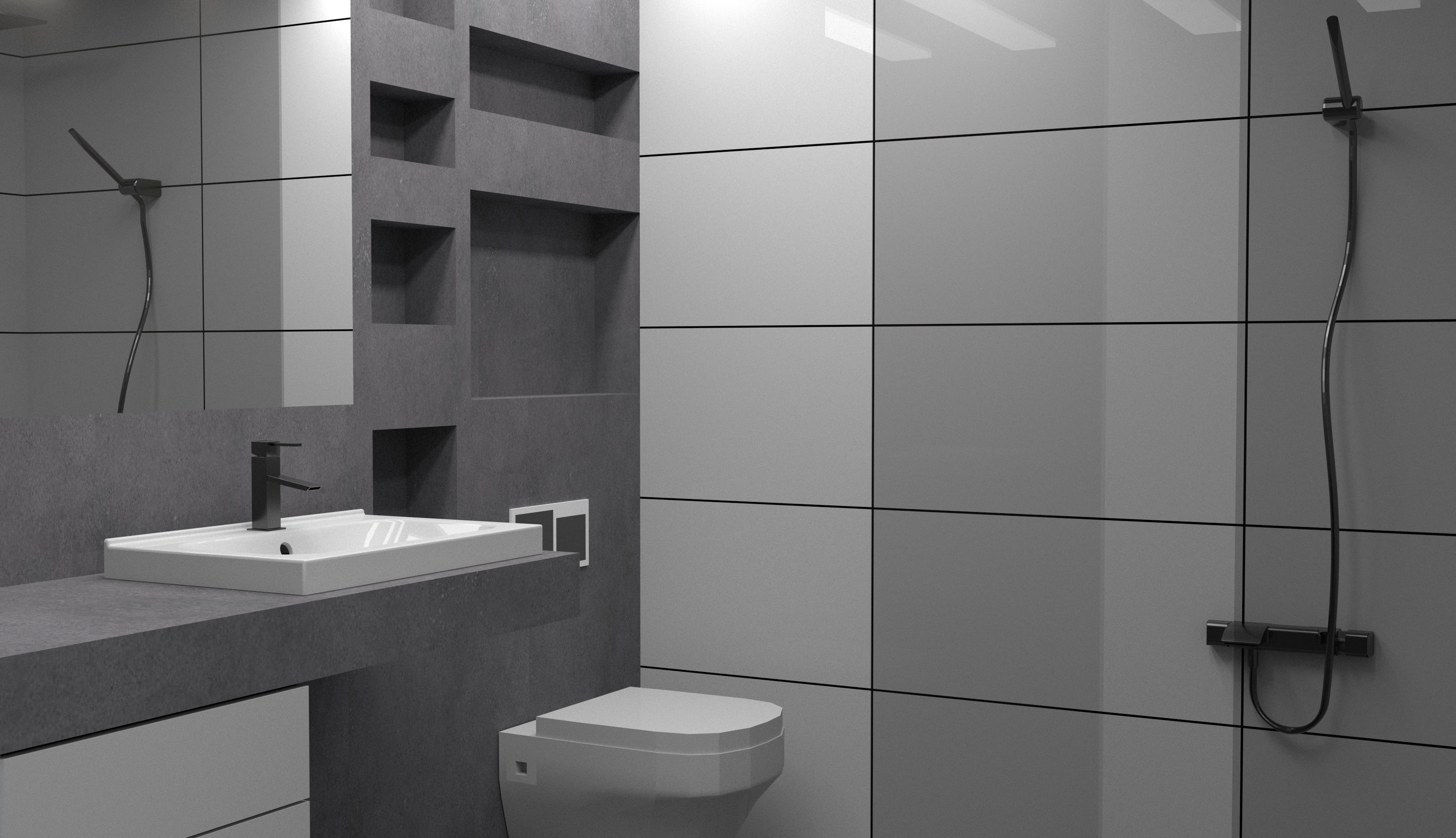 bathroom  3D model_3