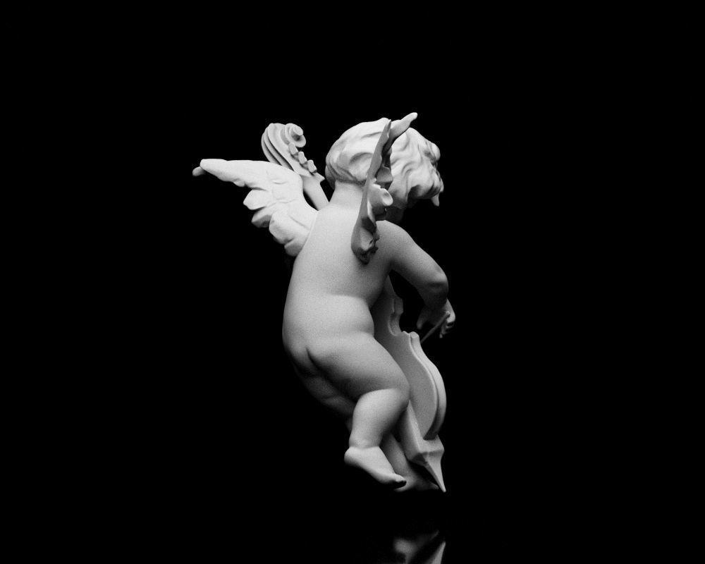 001517 Heavenly Melodies Angel Playing Violin 3dp 3D print model_5