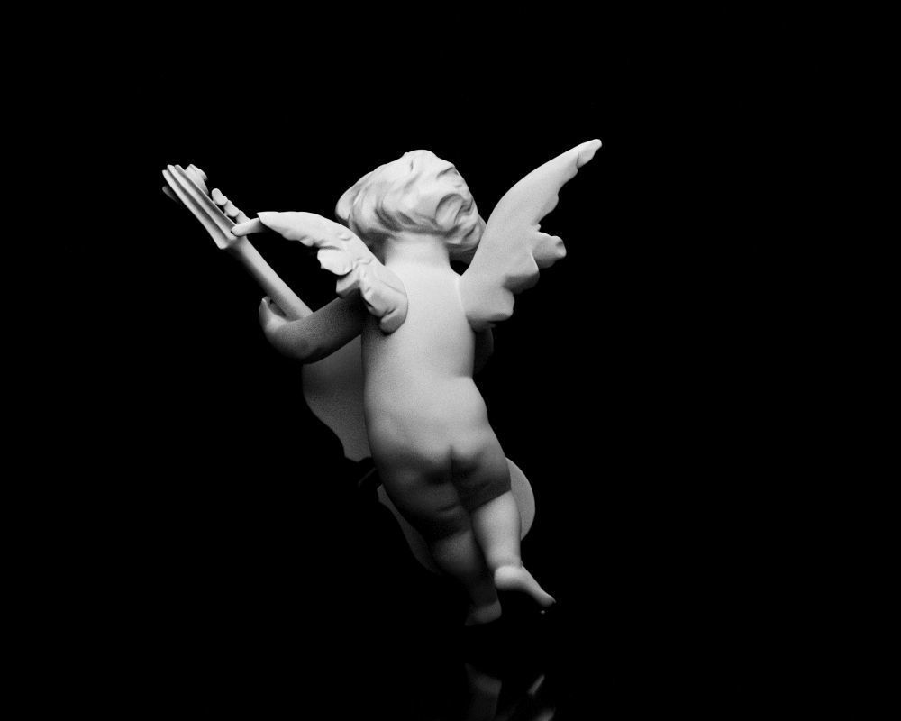 001517 Heavenly Melodies Angel Playing Violin 3dp 3D print model_31