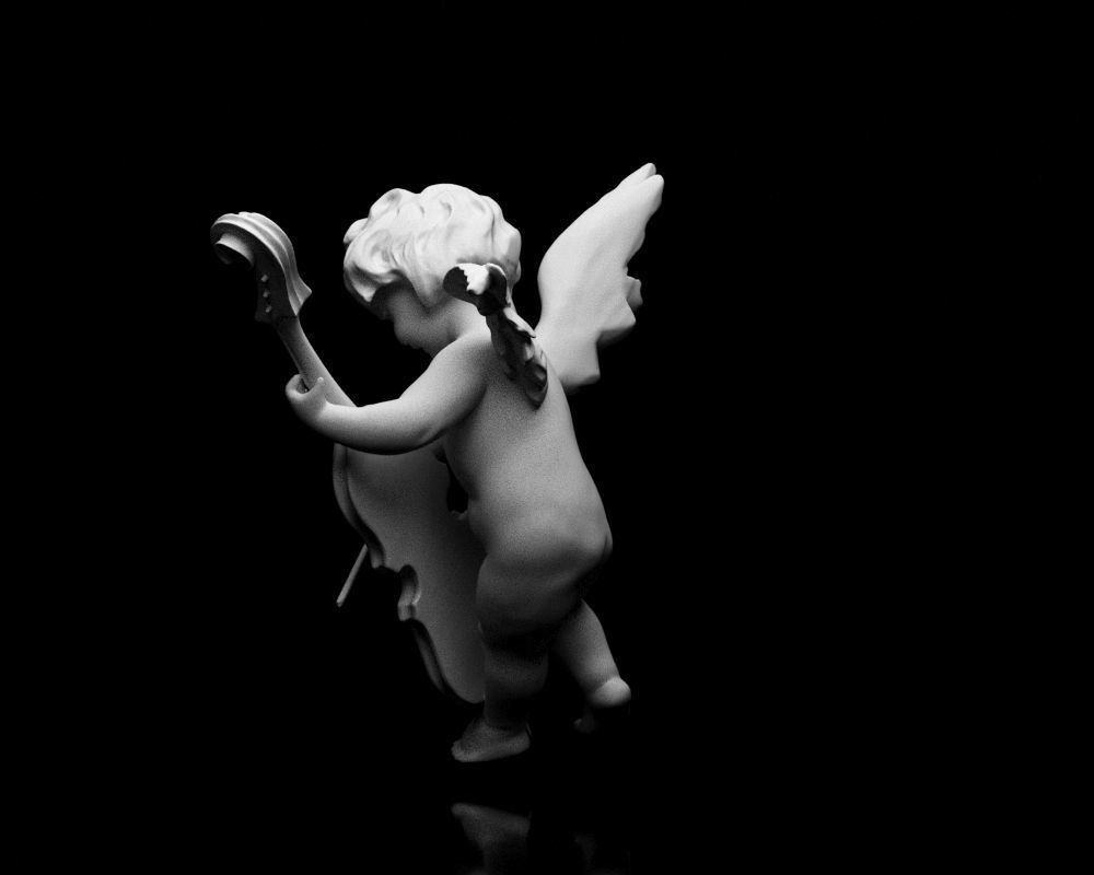 001517 Heavenly Melodies Angel Playing Violin 3dp 3D print model_33