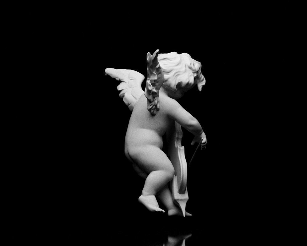 001517 Heavenly Melodies Angel Playing Violin 3dp 3D print model_29